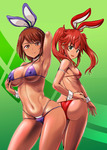 奏 アスカ バニー 塗り1完成c.jpg